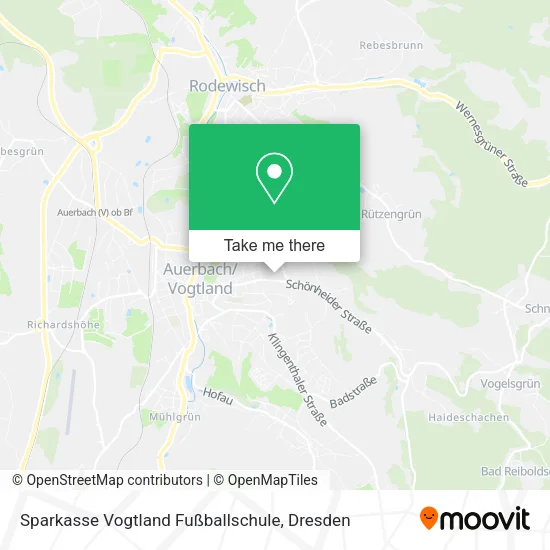 Карта Sparkasse Vogtland Fußballschule
