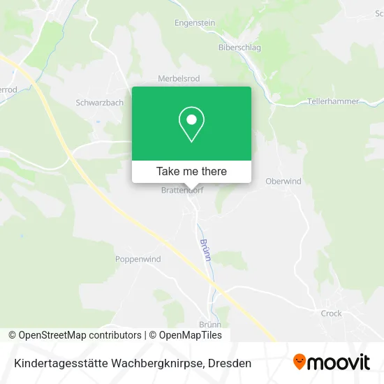 Карта Kindertagesstätte Wachbergknirpse