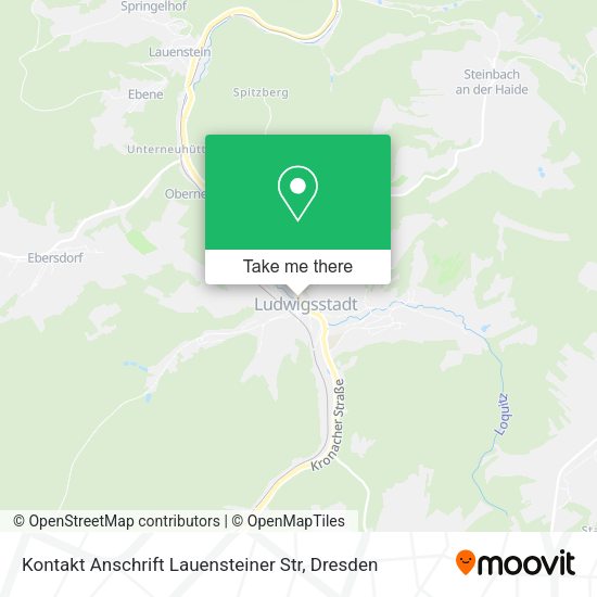 Карта Kontakt Anschrift Lauensteiner Str