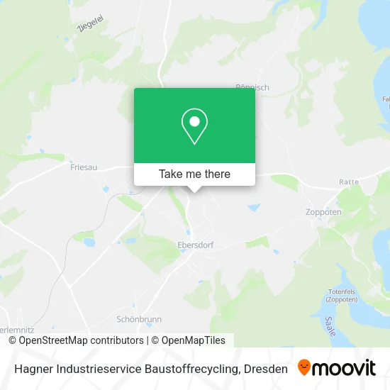 Карта Hagner Industrieservice Baustoffrecycling