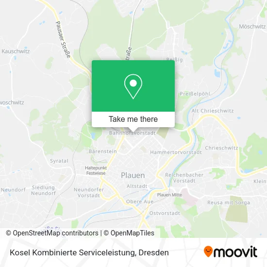 Карта Kosel Kombinierte Serviceleistung