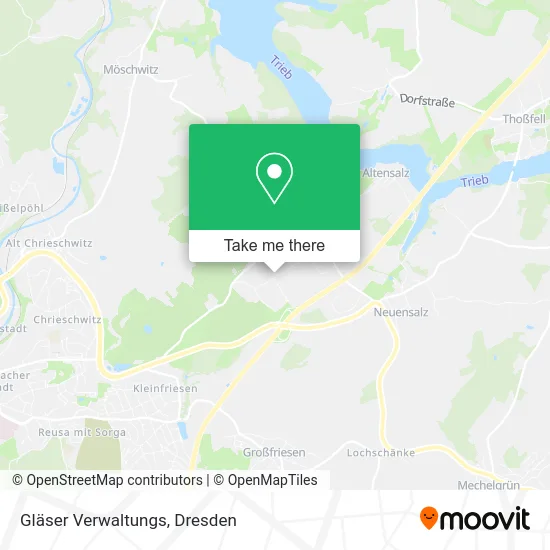 Карта Gläser Verwaltungs