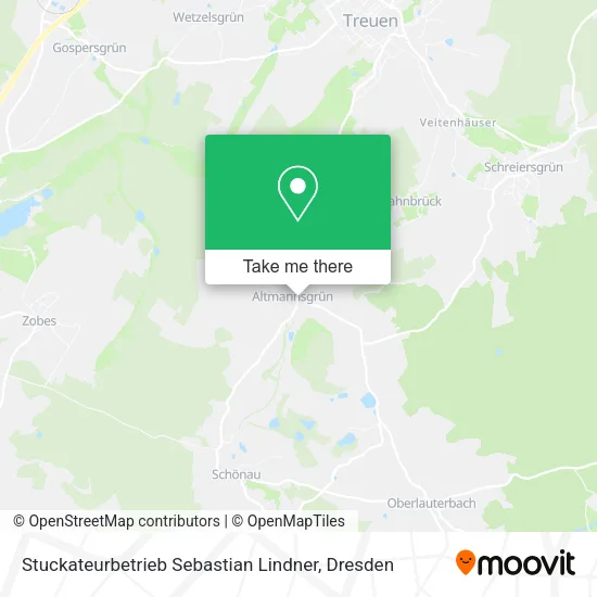 Карта Stuckateurbetrieb Sebastian Lindner