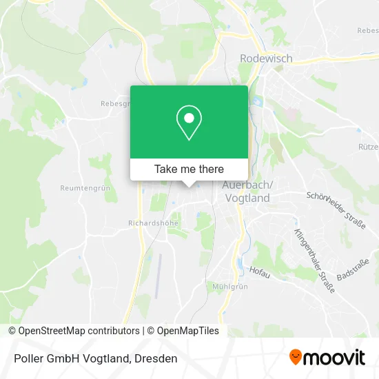 Карта Poller GmbH Vogtland