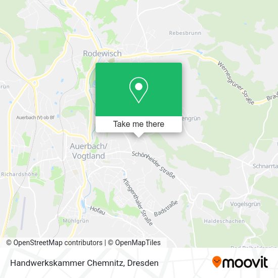 Карта Handwerkskammer Chemnitz