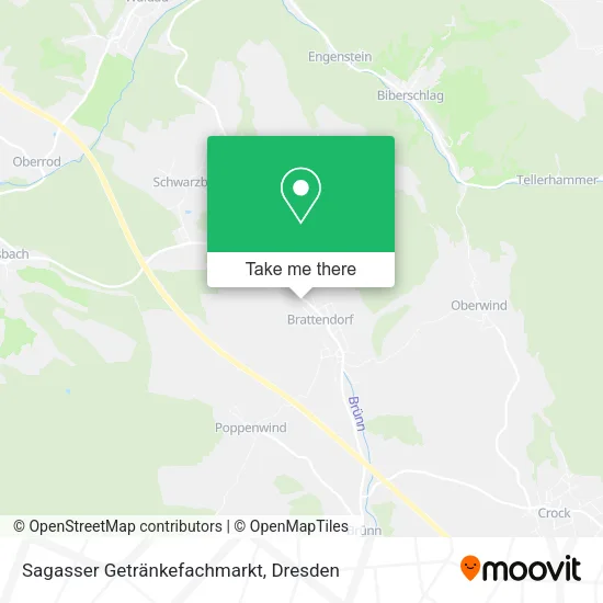 Карта Sagasser Getränkefachmarkt