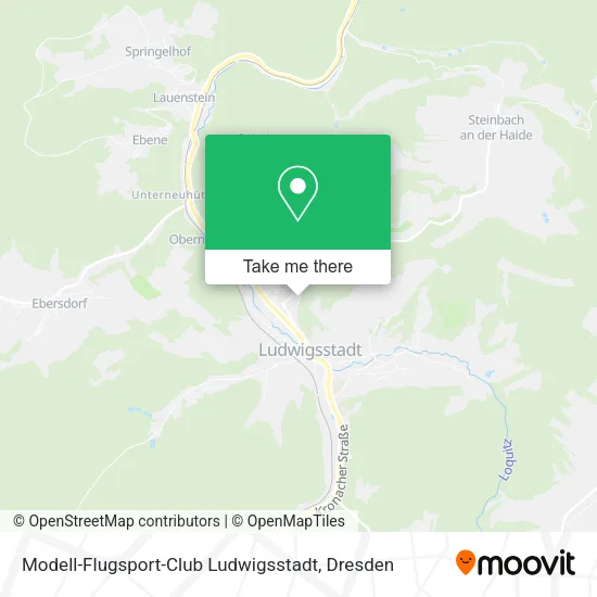 Карта Modell-Flugsport-Club Ludwigsstadt