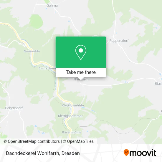 Карта Dachdeckerei Wohlfarth