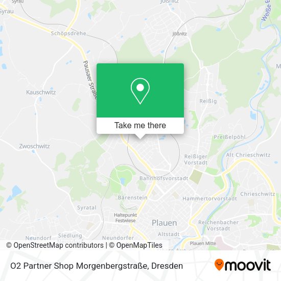 Карта O2 Partner Shop Morgenbergstraße