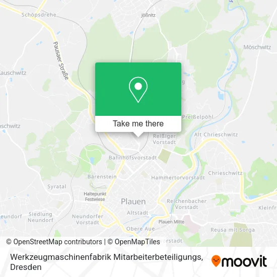 Werkzeugmaschinenfabrik Mitarbeiterbeteiligungs map
