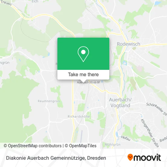 Карта Diakonie Auerbach Gemeinnützige