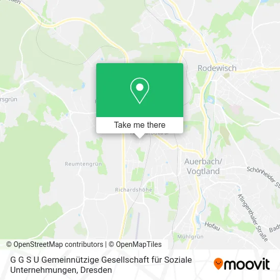 Карта G G S U Gemeinnützige Gesellschaft für Soziale Unternehmungen