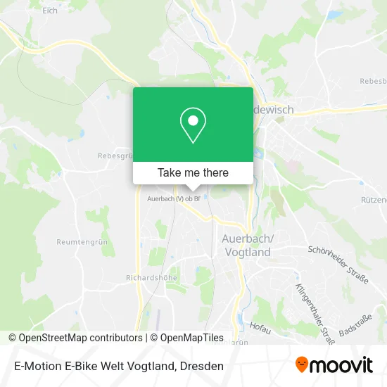 Карта E-Motion E-Bike Welt Vogtland