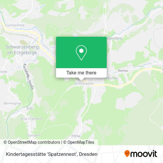 Карта Kindertagesstätte 'Spatzennest'