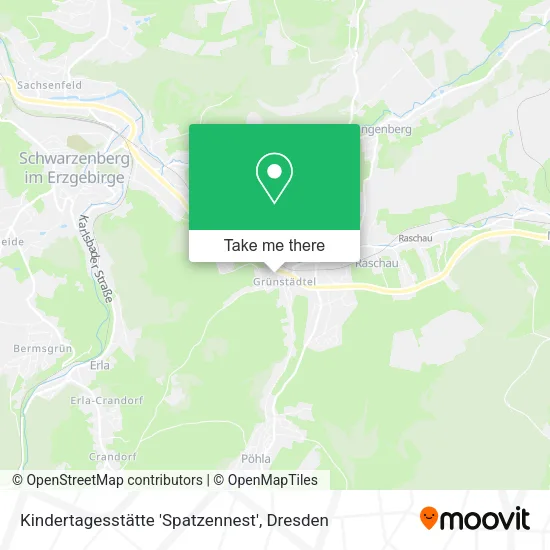 Карта Kindertagesstätte 'Spatzennest'