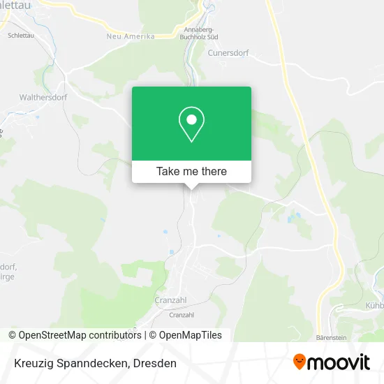 Карта Kreuzig Spanndecken