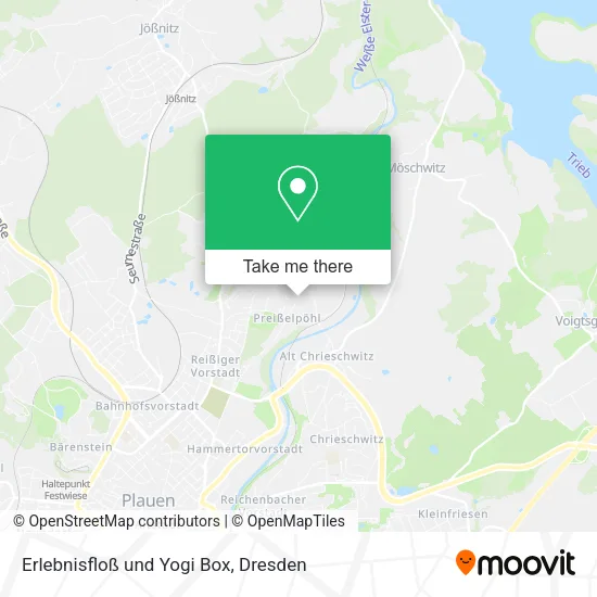 Карта Erlebnisfloß und Yogi Box