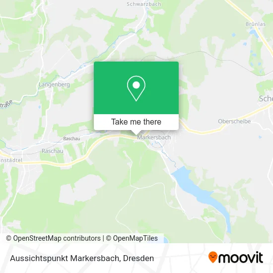 Карта Aussichtspunkt Markersbach