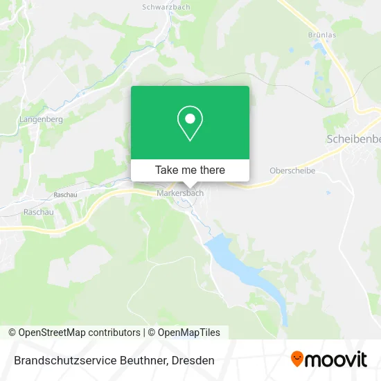 Карта Brandschutzservice Beuthner