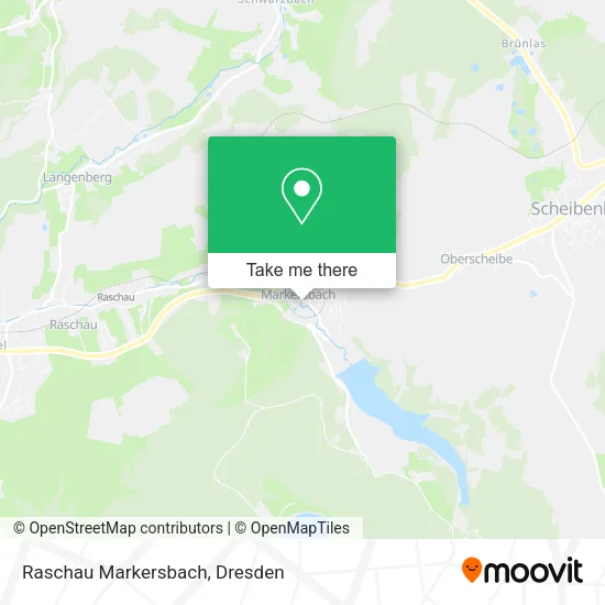Карта Raschau Markersbach