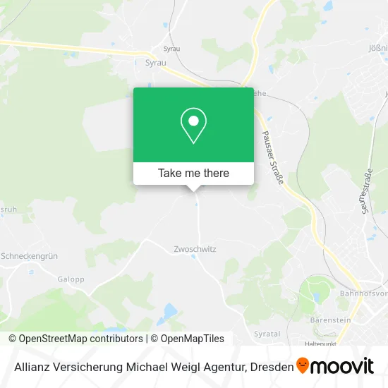 Карта Allianz Versicherung Michael Weigl Agentur