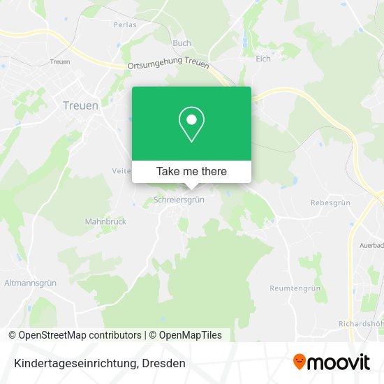 Карта Kindertageseinrichtung