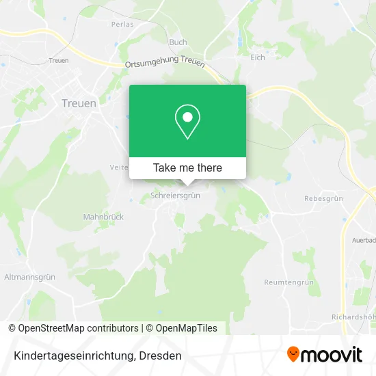 Карта Kindertageseinrichtung