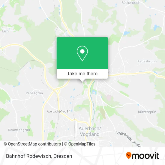 Карта Bahnhof Rodewisch