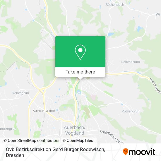 Карта Ovb Bezirksdirektion Gerd Burger Rodewisch