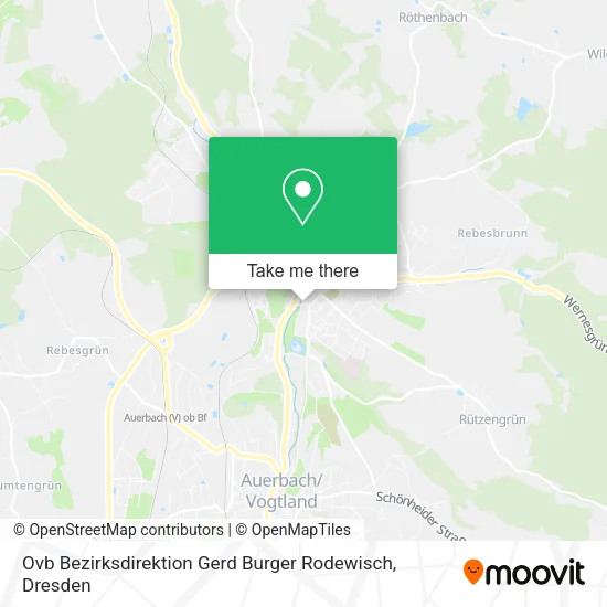 Карта Ovb Bezirksdirektion Gerd Burger Rodewisch