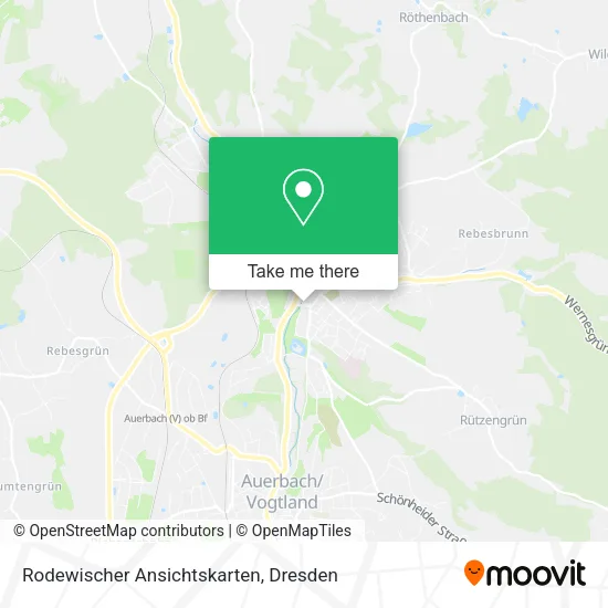 Карта Rodewischer Ansichtskarten