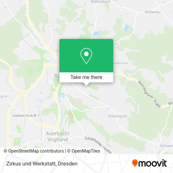 Карта Zirkus und Werkstatt