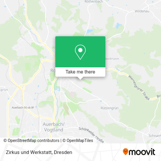 Карта Zirkus und Werkstatt