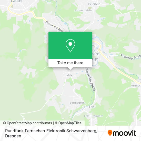 Карта Rundfunk-Fernsehen-Elektronik Schwarzenberg