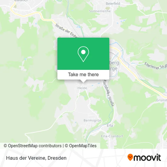 Карта Haus der Vereine