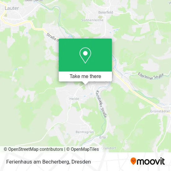 Карта Ferienhaus am Becherberg