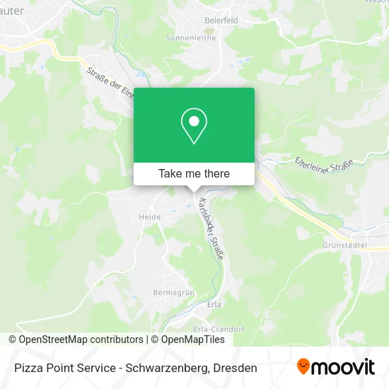 Карта Pizza Point Service - Schwarzenberg