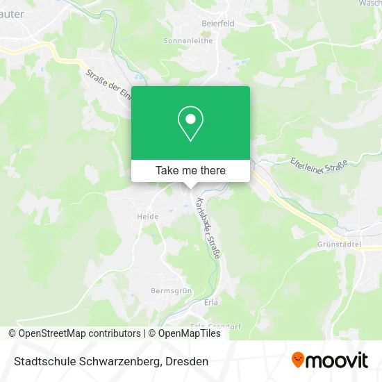 Карта Stadtschule Schwarzenberg