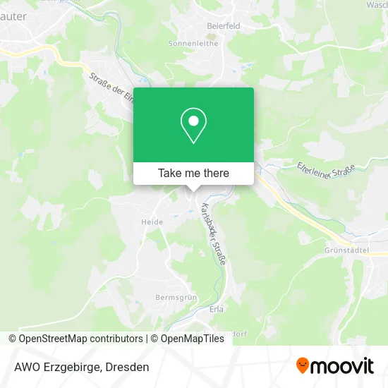 Карта AWO Erzgebirge