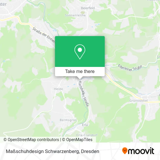 Карта Maßschuhdesign Schwarzenberg