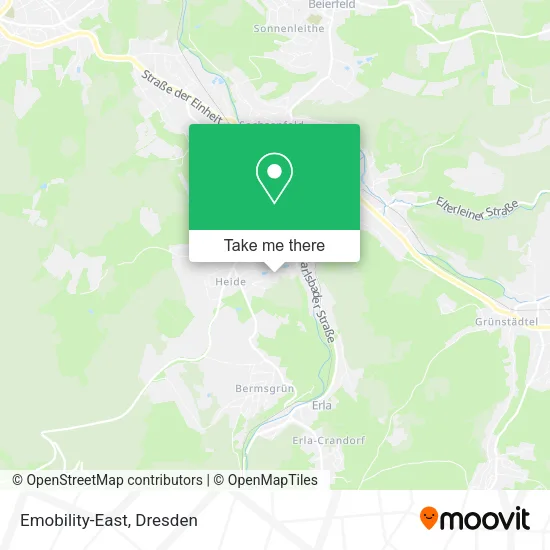 Карта Emobility-East