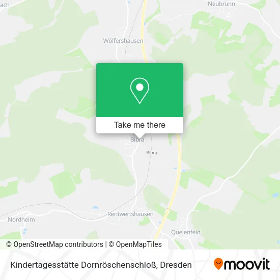 Карта Kindertagesstätte Dornröschenschloß