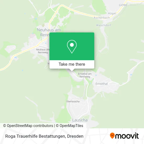 Roga Trauerhilfe Bestattungen map