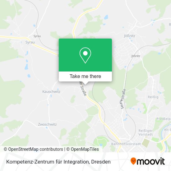 Карта Kompetenz-Zentrum für Integration