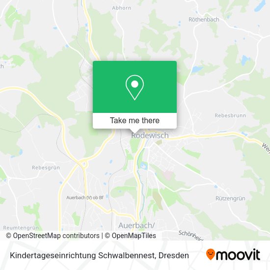 Карта Kindertageseinrichtung Schwalbennest