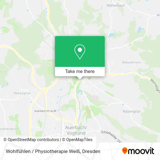 Карта Wohlfühlen / Physiotherapie Weiß