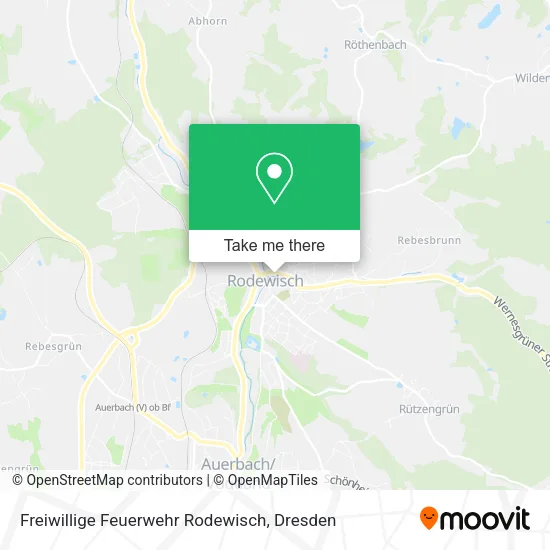 Карта Freiwillige Feuerwehr Rodewisch