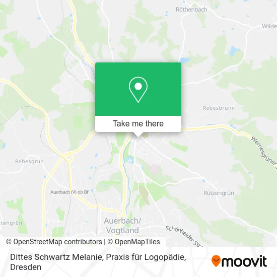 Карта Dittes Schwartz Melanie, Praxis für Logopädie