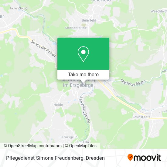 Карта Pflegedienst Simone Freudenberg
