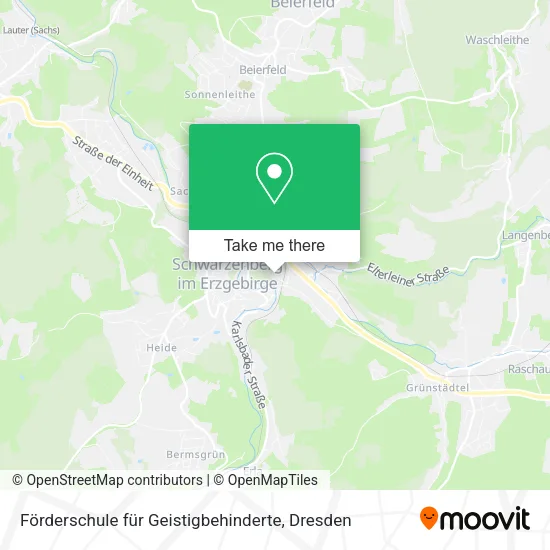 Карта Förderschule für Geistigbehinderte
